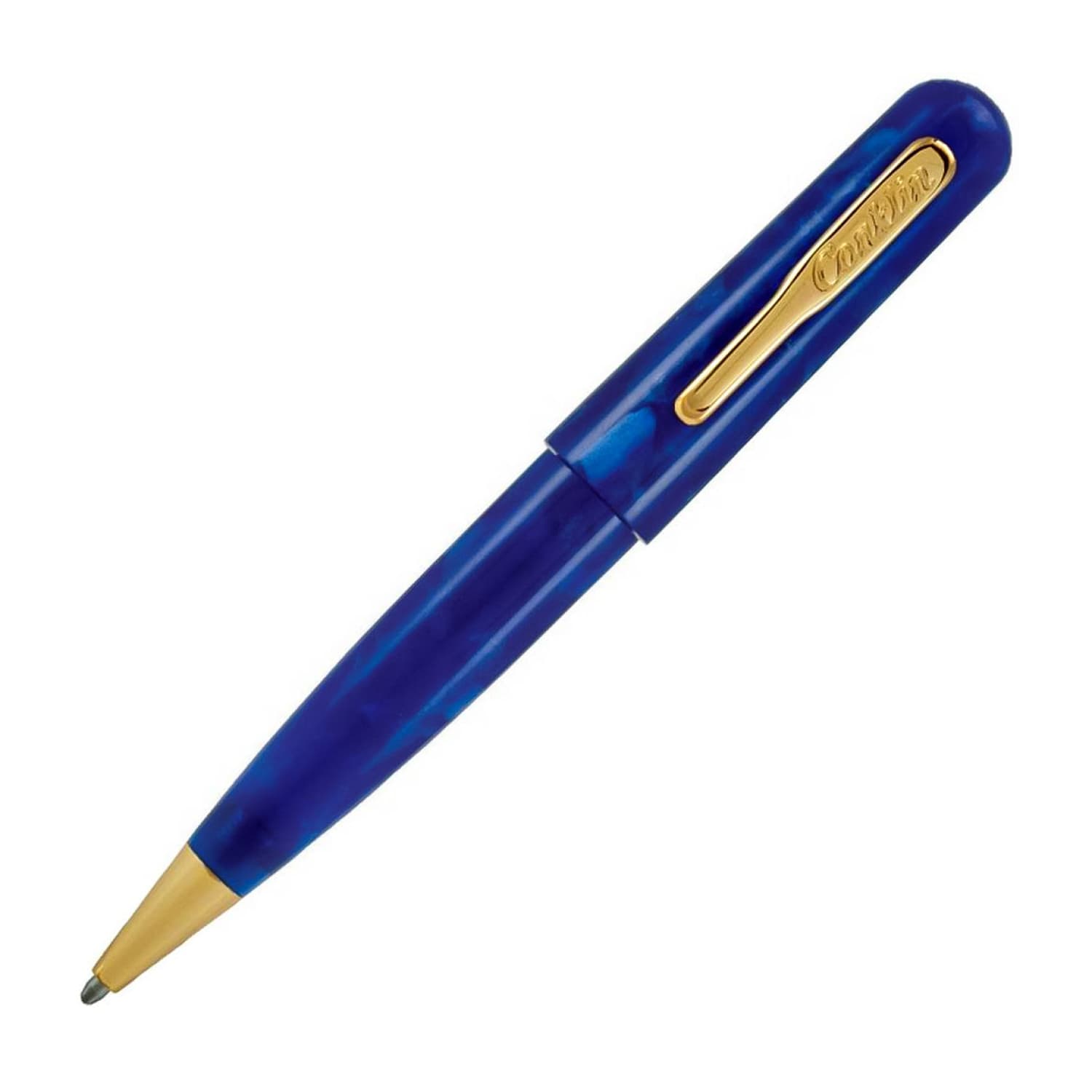Conklin All American Ballpoint Pen - Premium Lapis Blue Ink Pen for Writing, Business & Gifts - Smooth Writing Experience for Office, School & Everyday Use