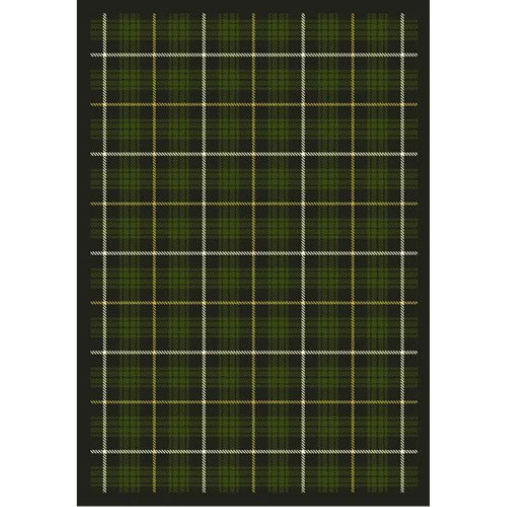 Joy Carpets Kaleidoscope Bit O' Scotch Whimsical Area Rugs - Non-Slip Soft Kids Nursery Rug, Playroom & Bedroom Floor Mat (Pine Green) - Perfect for Children's Rooms, Daycare & Cozy Home Decor