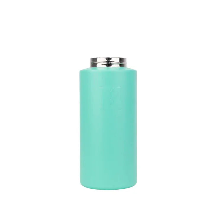 Montii.Co Fusion Universal Insulated Base 1L - Premium Thermal Water Bottle for Hot & Cold Drinks | Perfect for Hiking, Gym, Office & Travel | Lagoon Blue