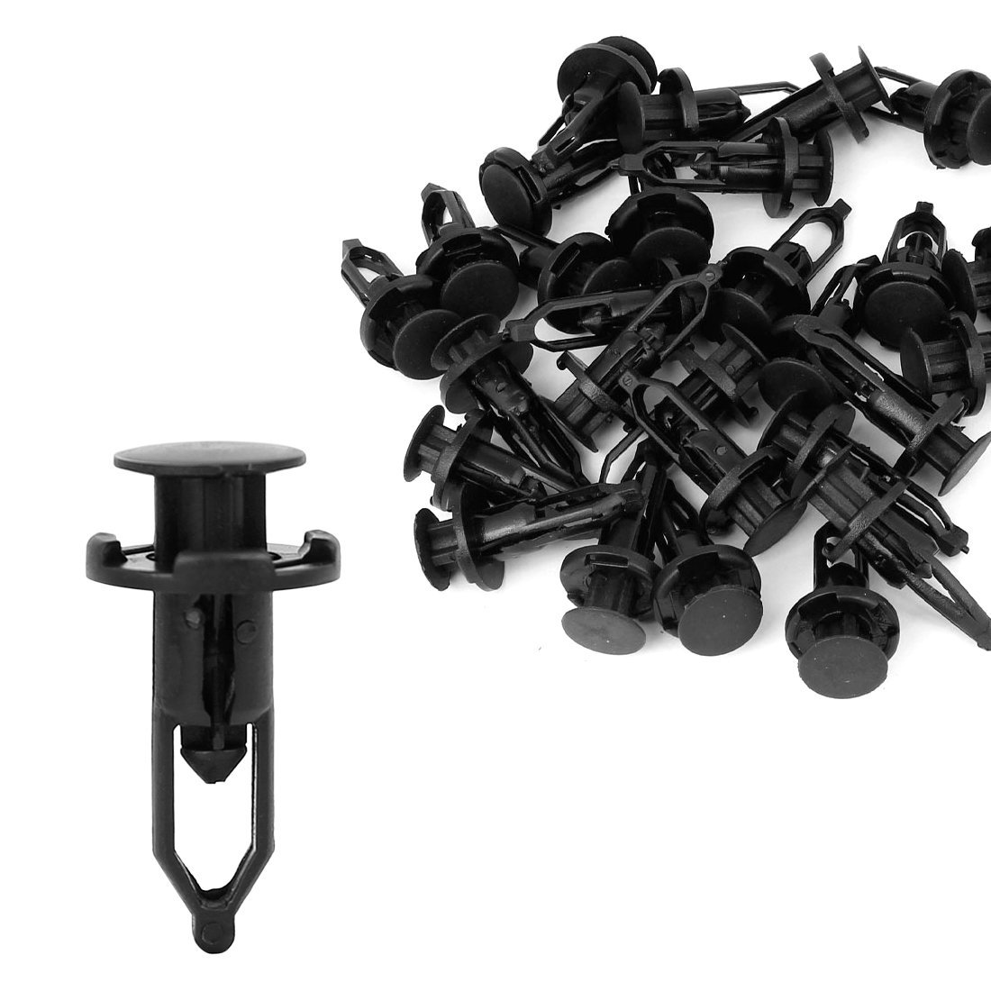 30 Pcs Push-Type Automotive Clips Rivet Retainer Fender Bumper Fasteners 52161-02020 Compatible with Toyota - Perfect for Car Body Panel Repair & DIY Auto Maintenance