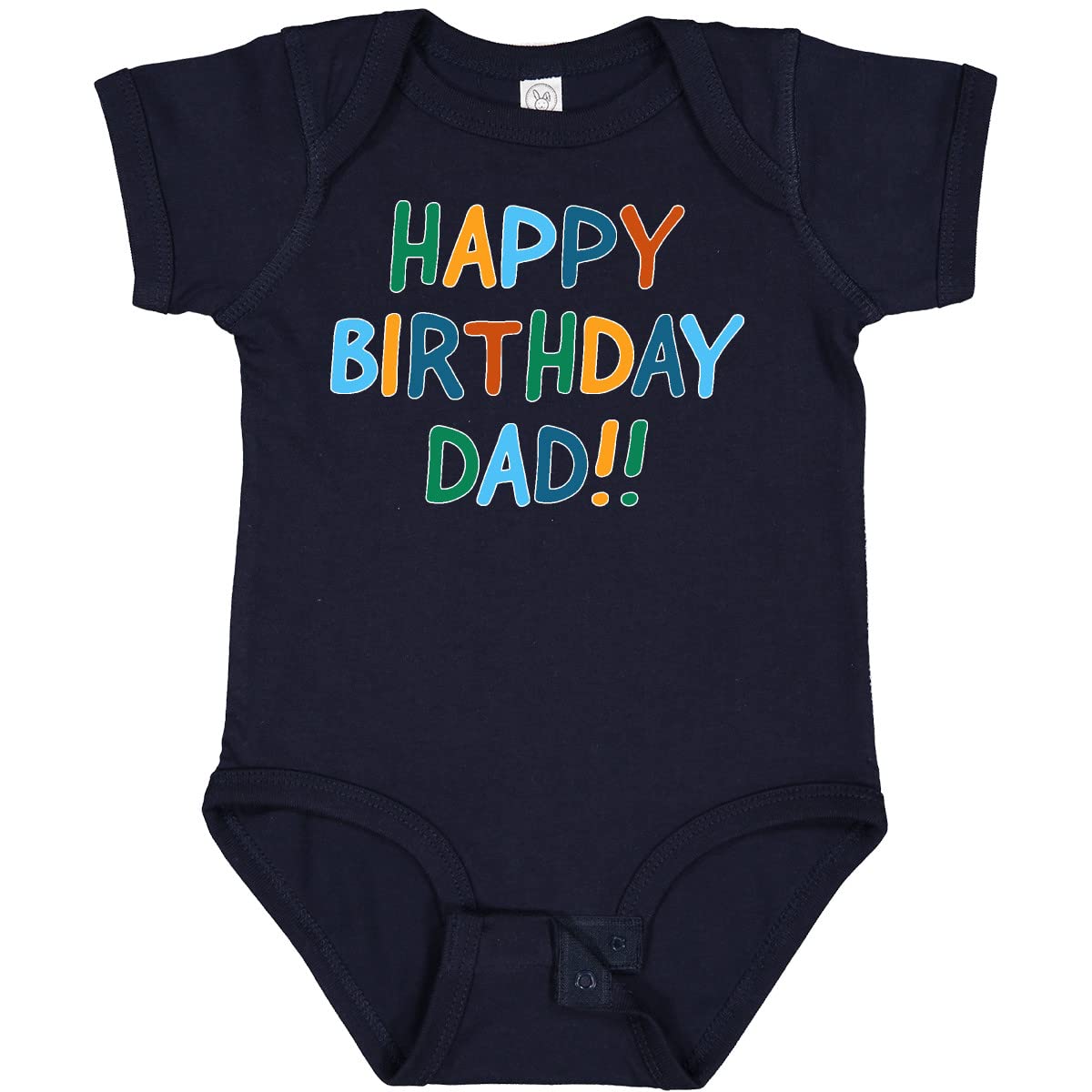 Inktastic Happy Birthday Dad Baby Bodysuit - Cute Outfit for Newborns & Infants - Perfect for Birthday Parties, Family Photos & Special Occasions