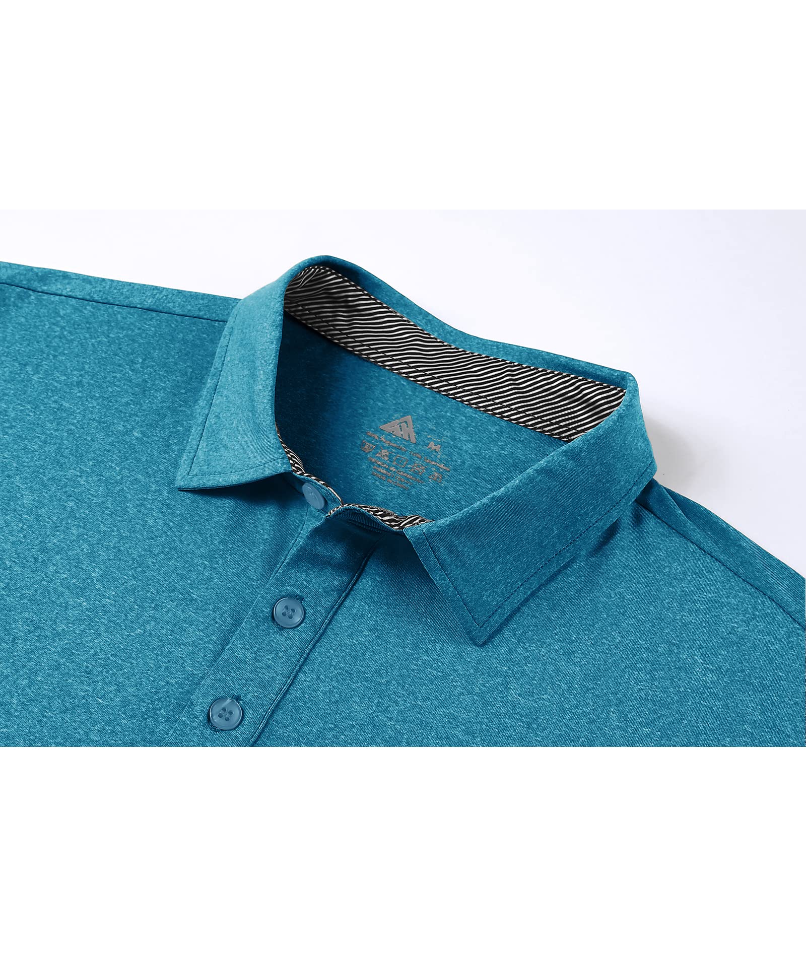 V VALANCH Men's Performance Golf Polo Shirt - Moisture Wicking, Breathable Short Sleeve Shirt for Summer - Ideal for Golf, Casual Wear & Outdoor Activities