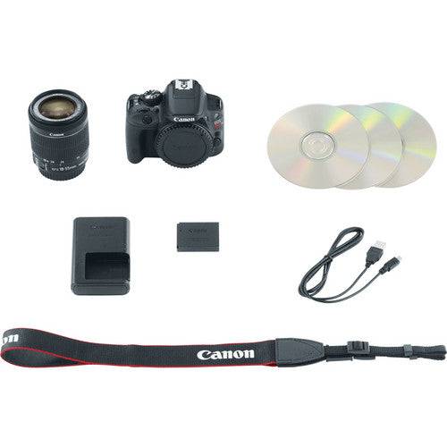Canon EOS Rebel SL1/250D (SL3) DSLR Camera with 18-55mm IS STM Lens Kit - USA Warranty Bundle for Photography & Vlogging