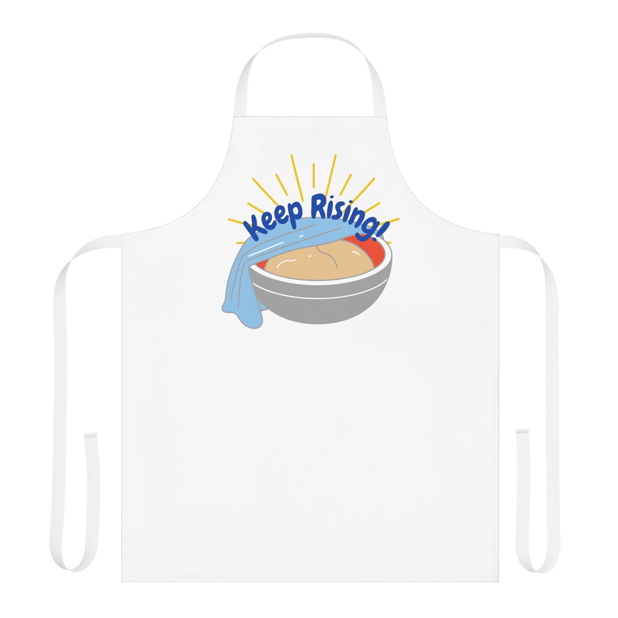 Keep Rising Baking Apron - Adjustable Chef Apron for Cooking, Baking & Grilling - Perfect for Home Kitchen, BBQ & Culinary Gifts