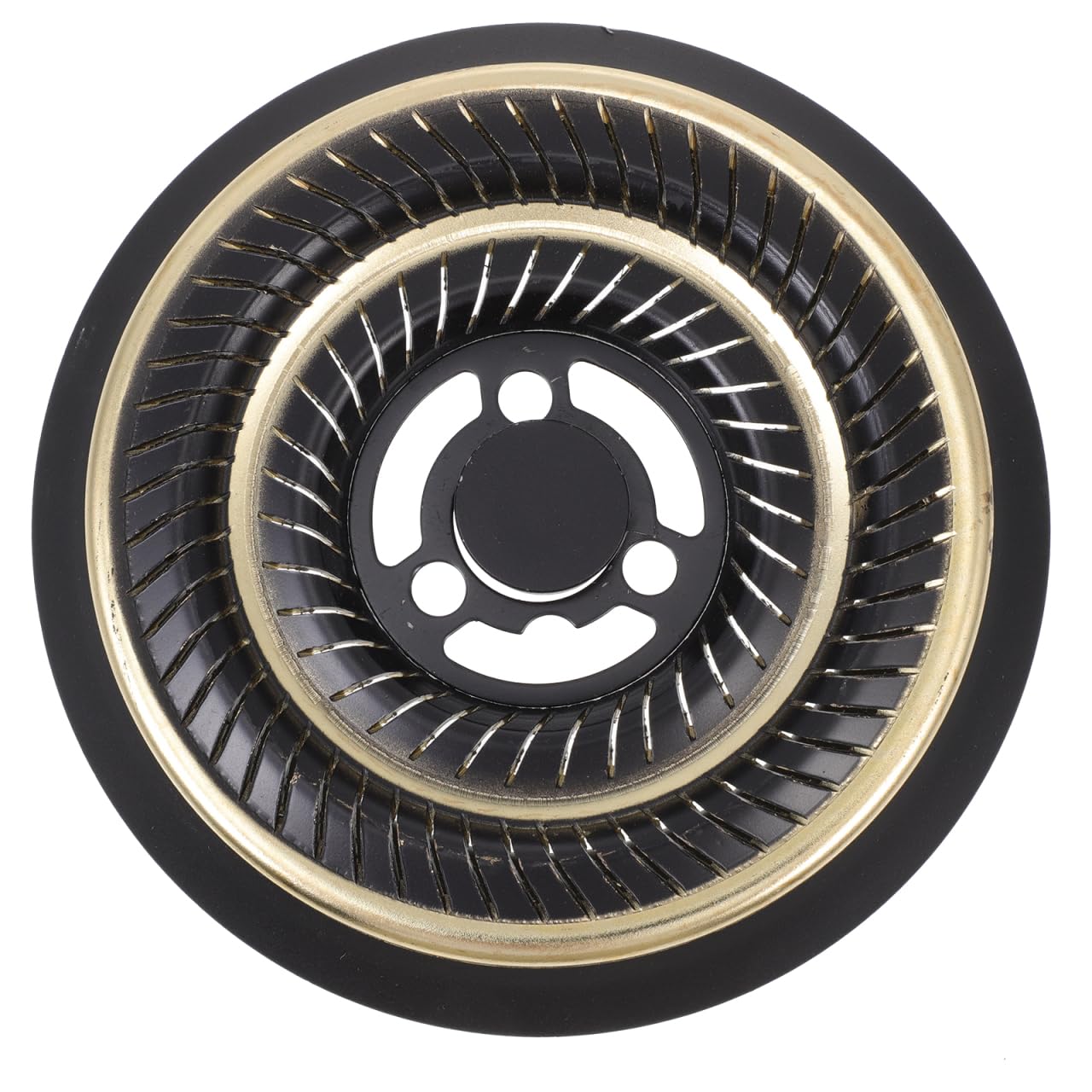 Cabilock 1-Piece Stainless Steel Gas Burner Ring - Universal Fit for Kitchen Stove, BBQ Grill & Outdoor Cooking - Durable Copper Coated Gas Cooktop Distributor for Home & Camping Use
