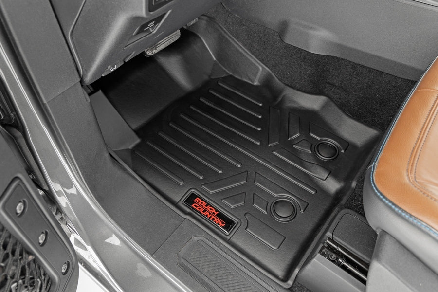 Ford Bronco 4 Door All-Weather Floor Mats - Heavy Duty Front & Rear Car Mats for Off-Road Protection | Perfect for Adventure, Camping & Daily Driving