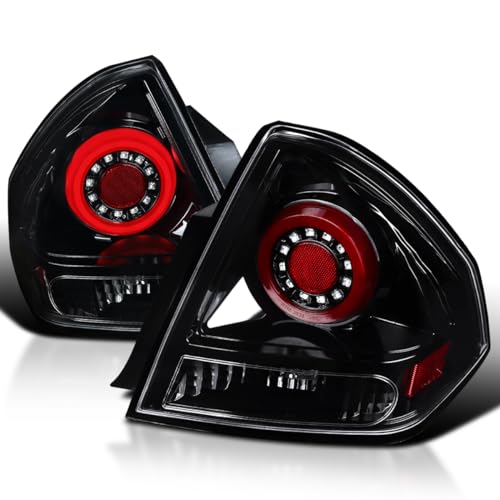 Jet Black Housing Clear Lens Red Light Bar