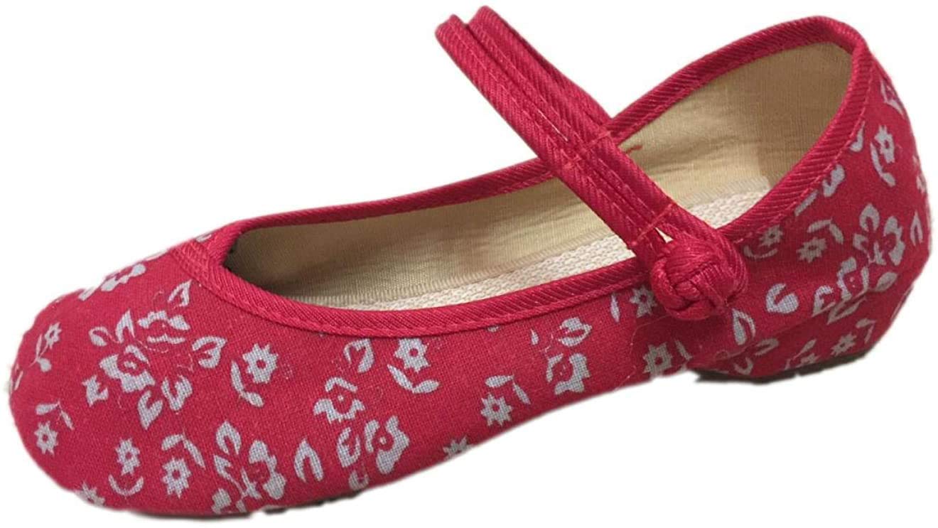 Vintage Chinese Style Women's Embroidered Mary Jane Shoes - Traditional Qipao Dress Flats for Women - Perfect for Tea Parties, Cultural Events & Asian Fashion Outfits