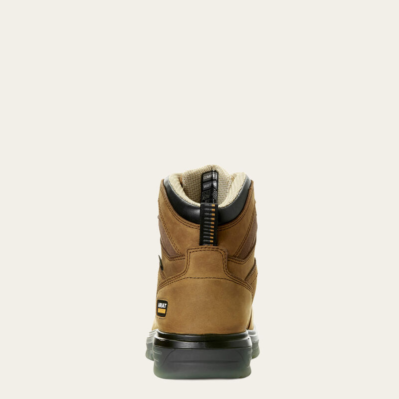 Turbo 6 Waterproof Carbon Toe Work Boots for Men - Steel Toe Safety Shoes for Construction, Warehouse & Outdoor Work