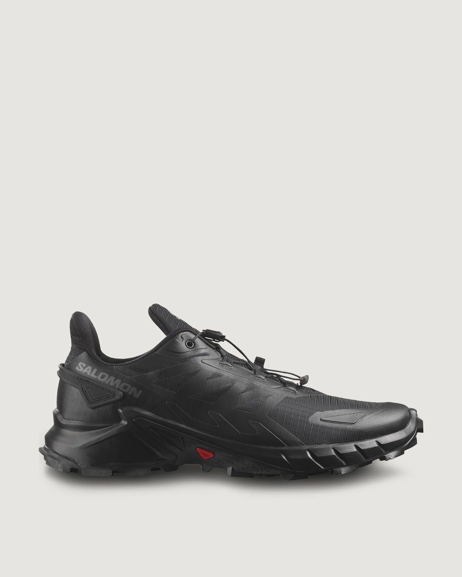 Men's Salomon SuperCross 4 Trail Running Shoes - Lightweight & Durable for Hiking, Outdoor Adventures - Black/Black/Black