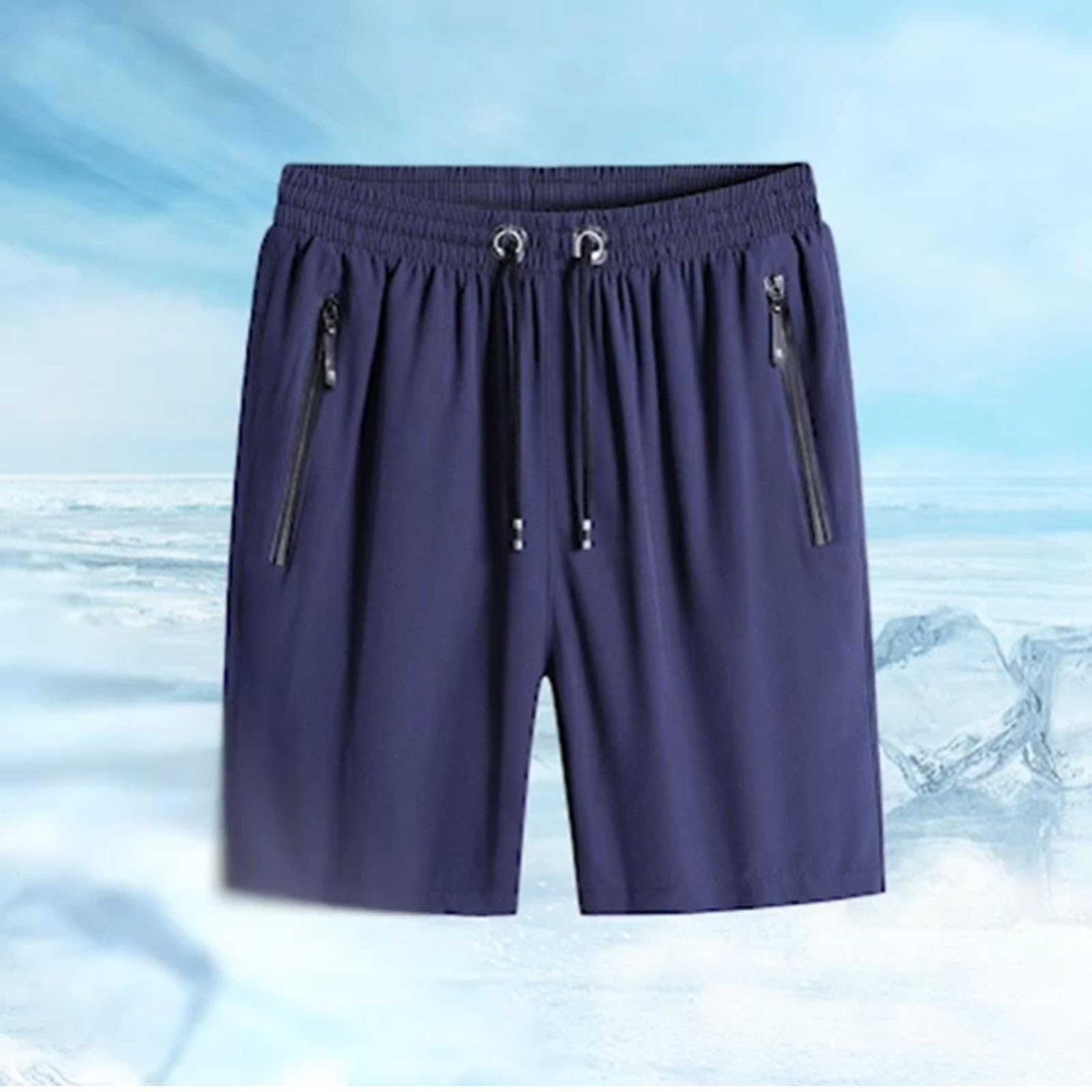 Premium Ice Silk Shorts for Women & Men - Breathable & Stretchy Summer Shorts for Yoga, Running, Lounge & Outdoor Activities