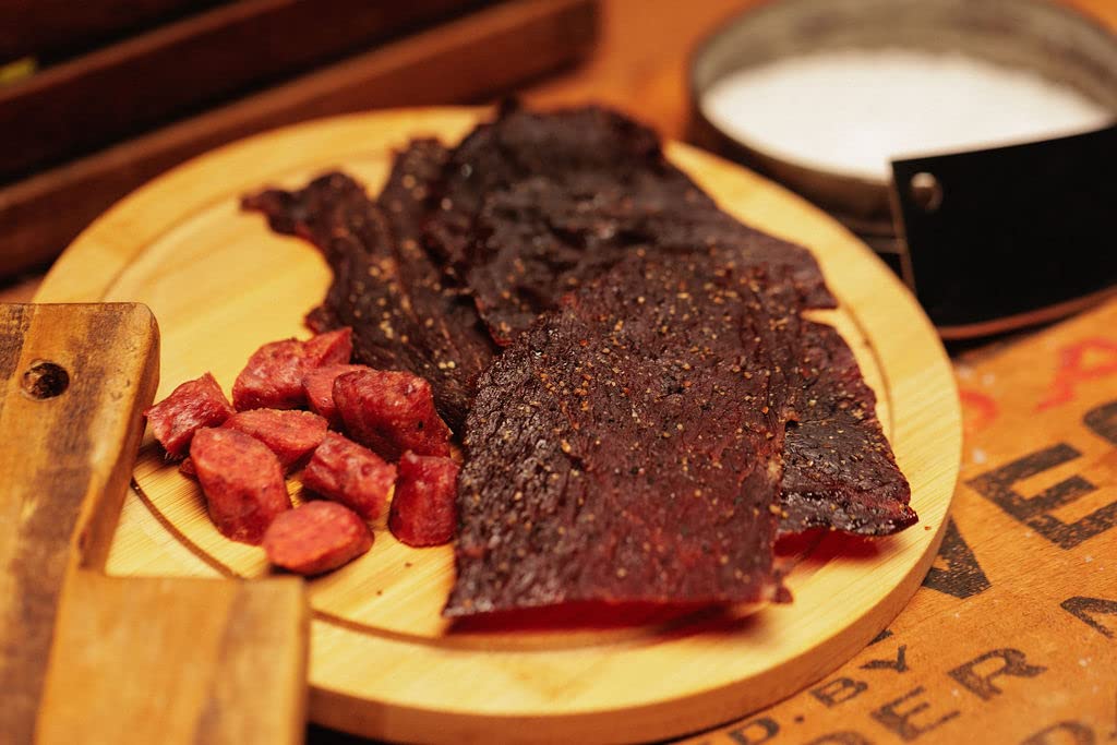 Premium Exotic Jerky Gift Set - 3 Bags & 4 Sticks of Gourmet Venison, Buffalo & Elk Jerky | Perfect for Camping, Hiking & Outdoor Adventures