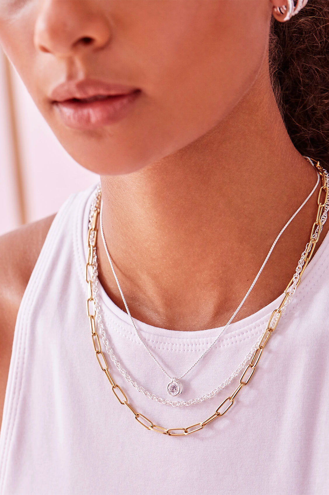 Elegant Paperclip Link Chain Necklace for Women - Minimalist Gold & Silver Layering Necklace - Perfect for Everyday Wear, Office & Date Night