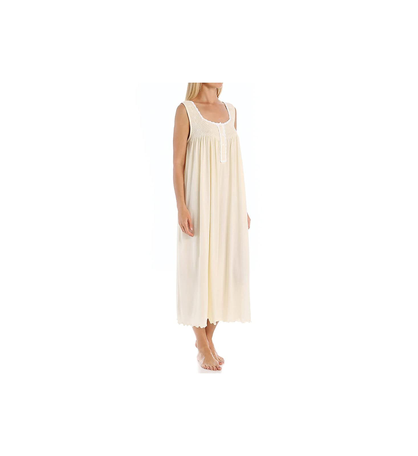 Women's Soft & Comfortable Lucero Ankle-Length Nightgown - Breathable Sleepwear for Relaxing at Home or Overnight Travel