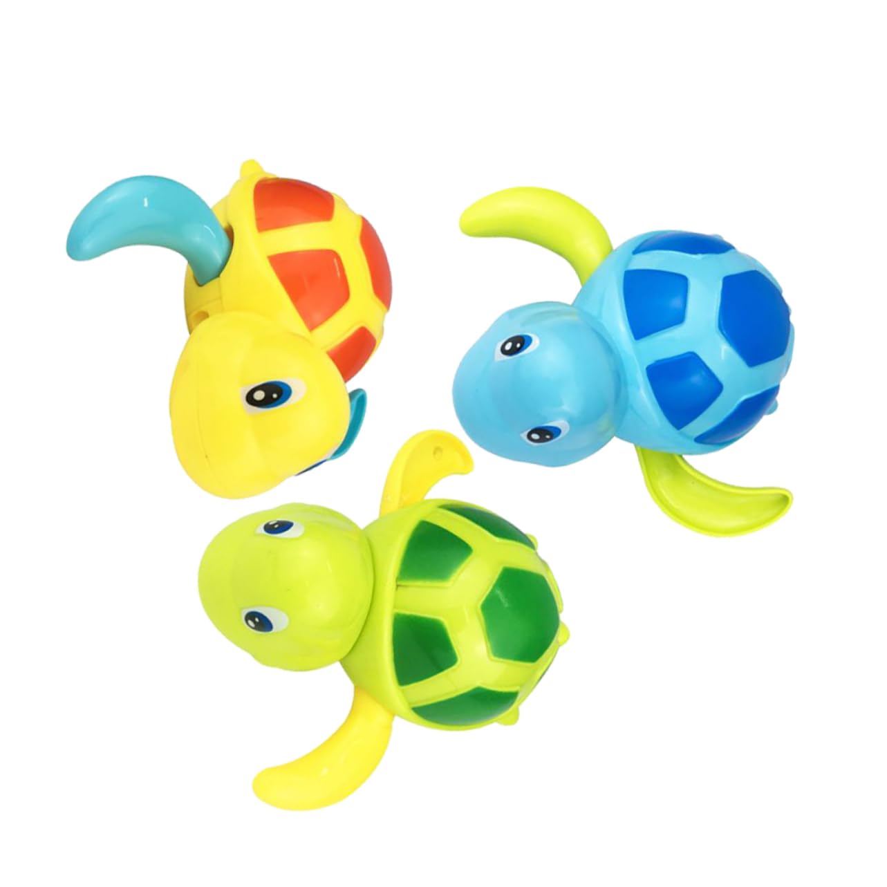VICASKY 9-Piece Wind-Up Bath Toys Set - Colorful Clockwork Swimming Animals for Toddlers & Kids - Fun Bathtime, Pool Party & Sensory Play Water Toys