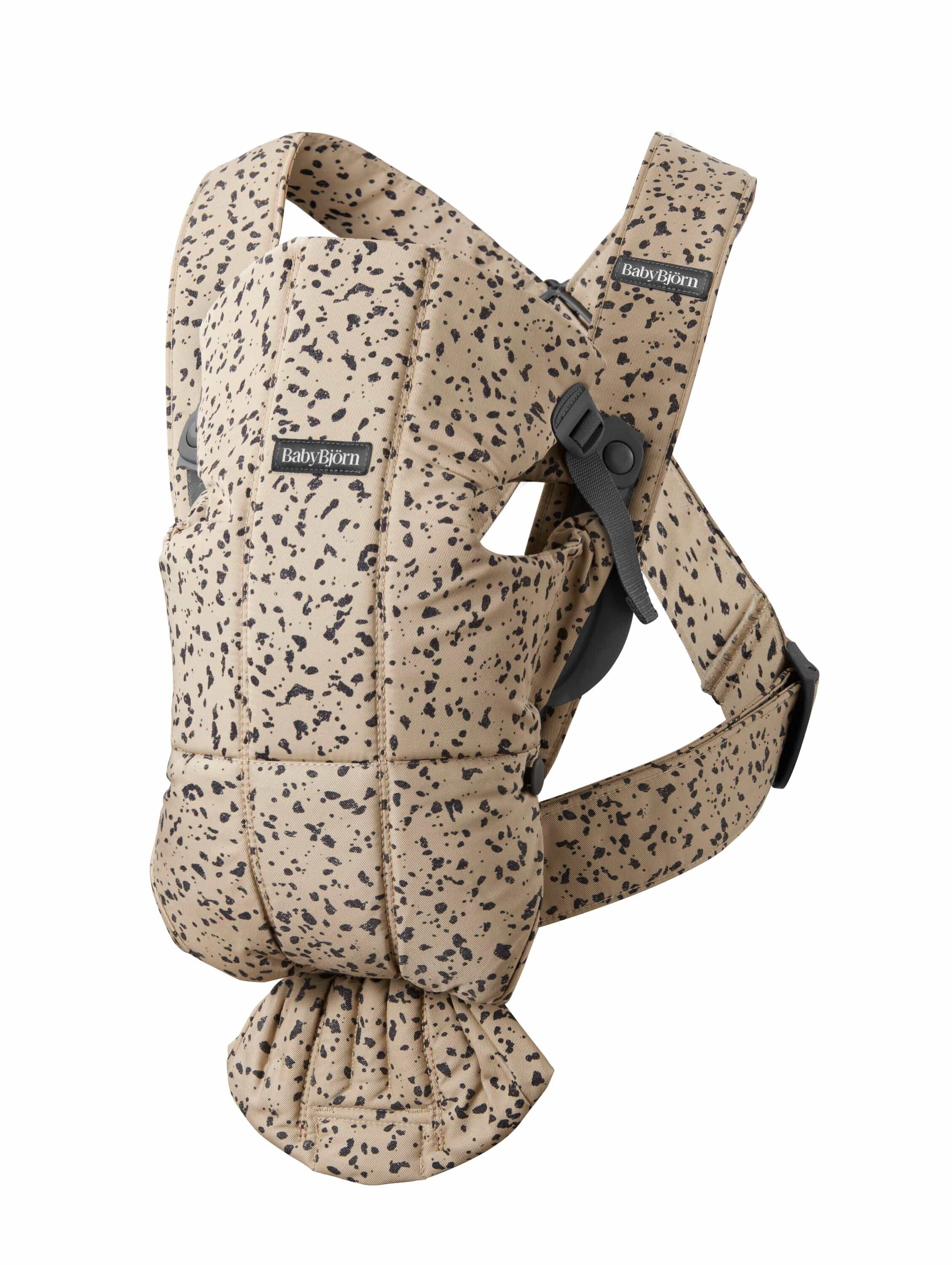 BabyBjorn Baby Carrier Mini - Soft Cotton Infant Carrier for Newborns to 12 Months - Hands-Free Baby Wearing for Parents - Perfect for Shopping, Hiking & Daily Errands