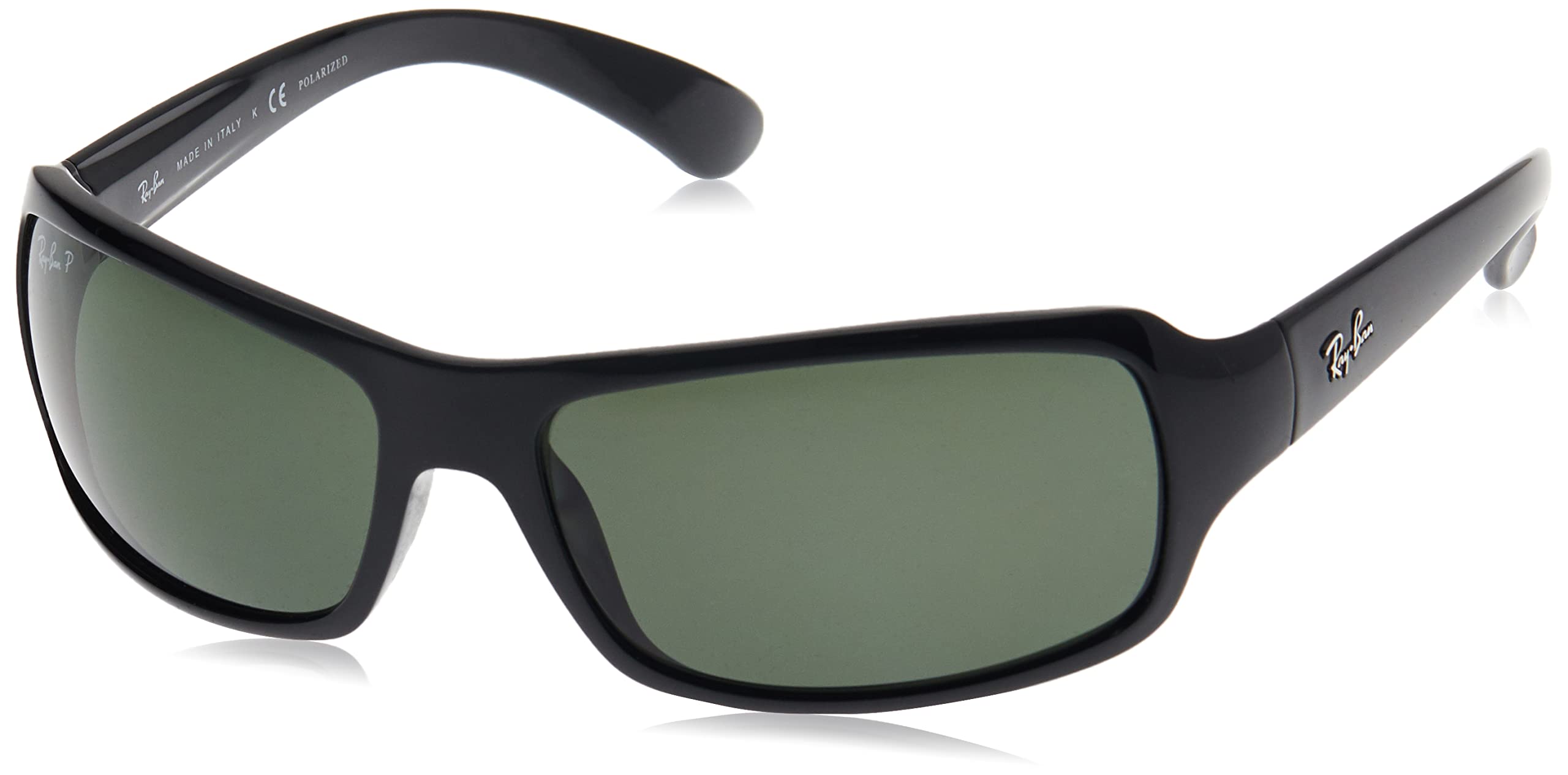 Ray-Ban RB4075 Rectangular Polarized Sunglasses for Men & Women - UV Protection, Classic Aviator Style - Perfect for Driving, Beach & Outdoor Activities