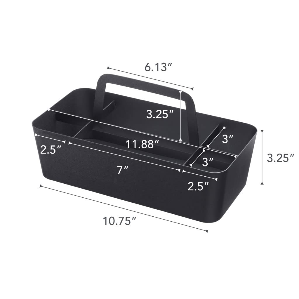 Yamazaki Home Steel Tower Tool Box - Durable Storage Organizer for DIY, Home Improvement & Garage Organization - Perfect for Tools, Hardware & Workshop Accessories