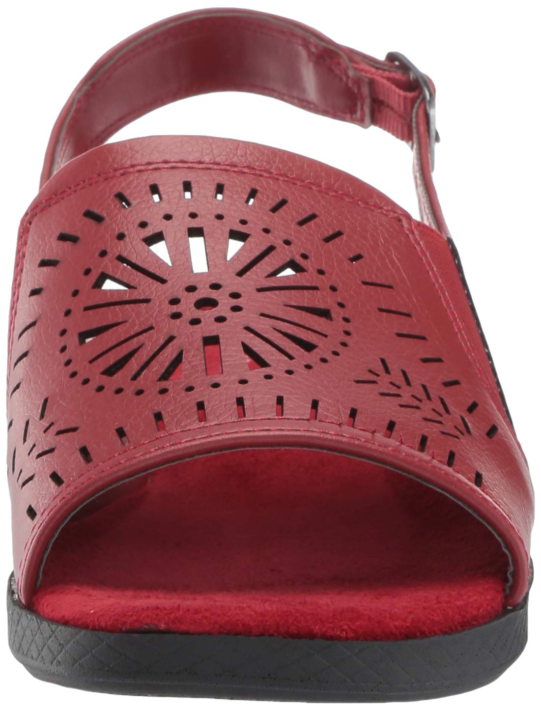 Easy Street Women's Rose Comfort Sandal with Cutouts - Breathable Summer Sandals for Women, Cushioned Arch Support, Lightweight Walking Shoes - Perfect for Beach, Vacation & Casual Outings