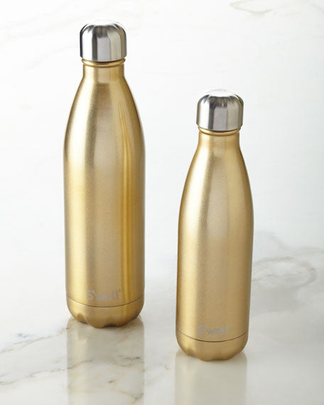 S'well Glitters 17oz (500mL) Stainless Steel Water Bottle - Insulated, Leakproof & BPA-Free - Perfect for Gym, Hiking, Travel & Everyday Hydration