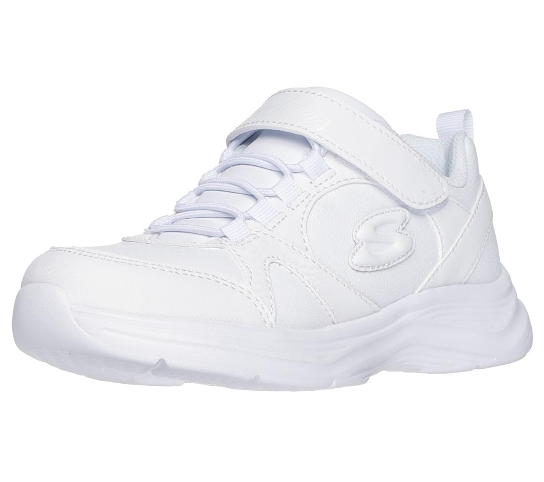 Skechers Girls' Glimmer Kicks Light Up Sneakers for School - Sparkle LED Shoes for Playground, Gym Class & Everyday Wear
