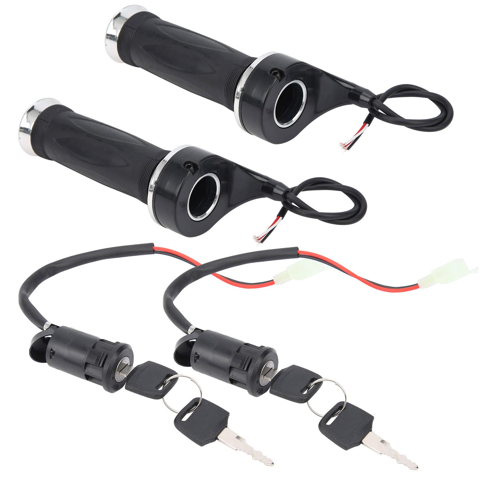 **Universal Bike Throttle Accelerator - Plastic Throttle Grip for Electric Bicycles, Motorcycles & Tricycles | Durable & Easy to Install for Smooth Riding Experience**