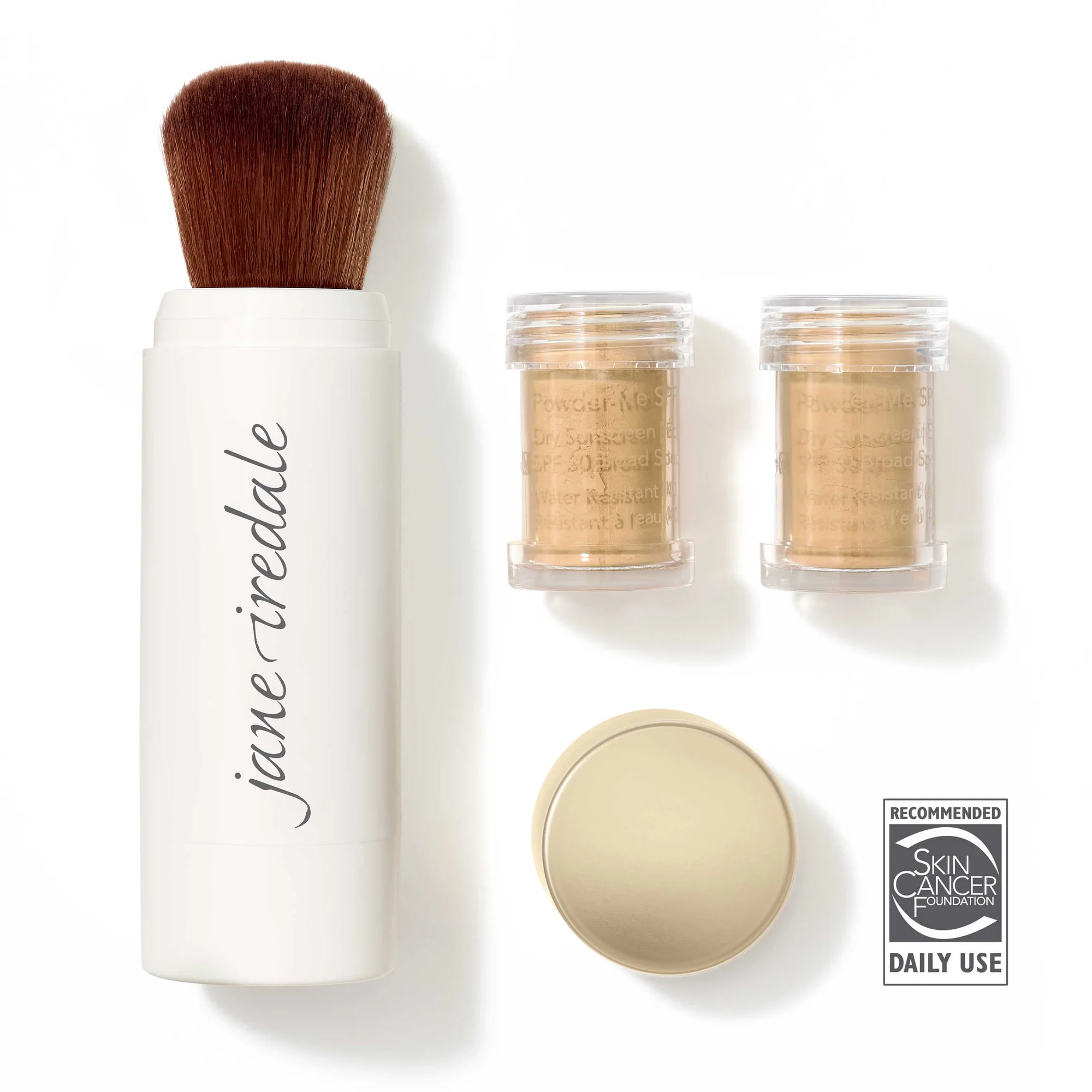 Jane Iredale Powder Me SPF 30 Mineral Dry Sunscreen - Oil-Free, Broad Spectrum Protection for Face & Body | Perfect for On-The-Go, Travel & Touch-Ups
