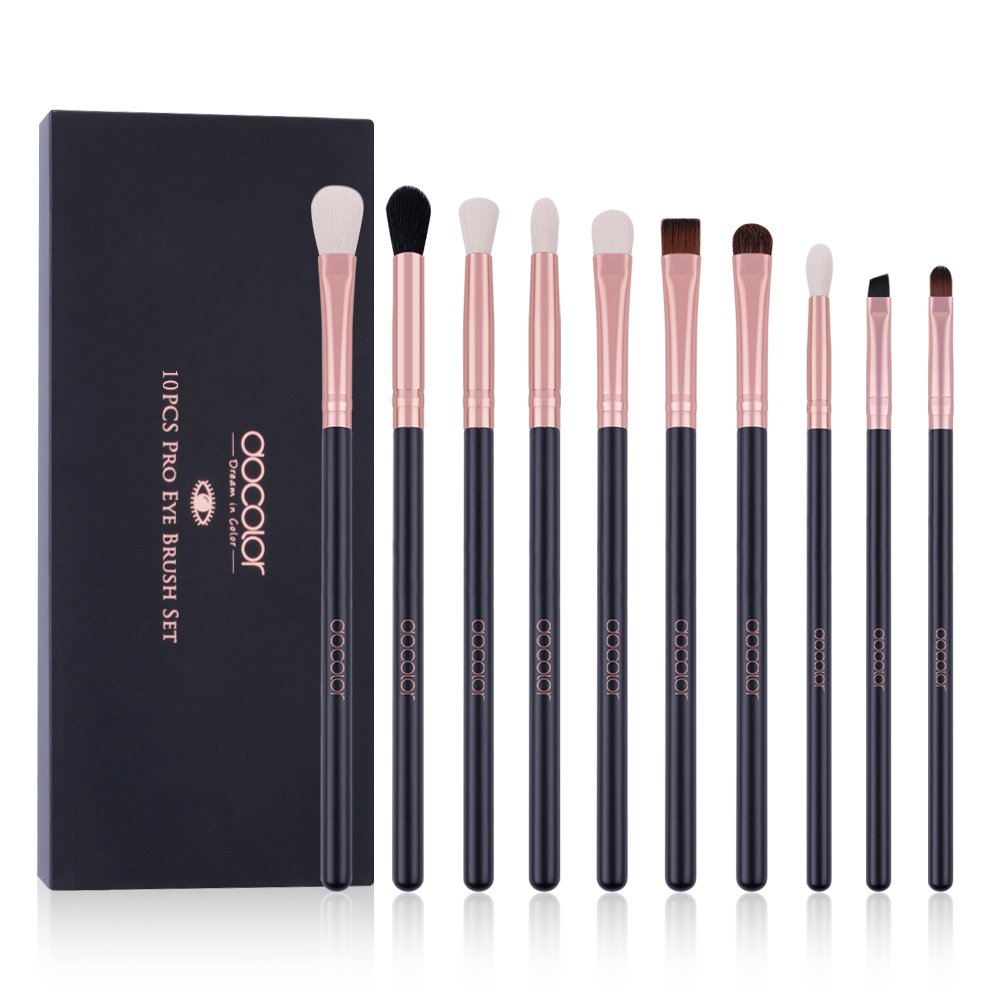 Professional Eye Makeup Brushes Set - 12 Piece Eyeshadow, Concealer & Blending Brush Kit for Perfect Eye Makeup Application | Ideal for Daily Use, Travel & Professional Makeup Artists