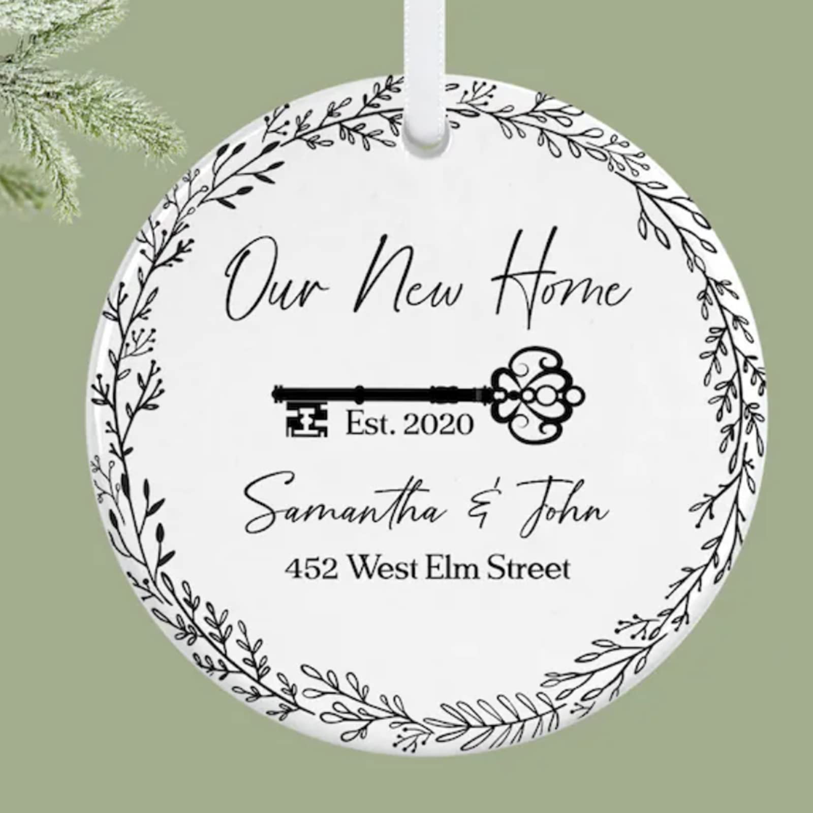 Custom Home Ornaments & Personalized Housewarming Gifts - Unique New Home Decor for Housewarming Parties, Wedding Gifts & Holiday Decorations