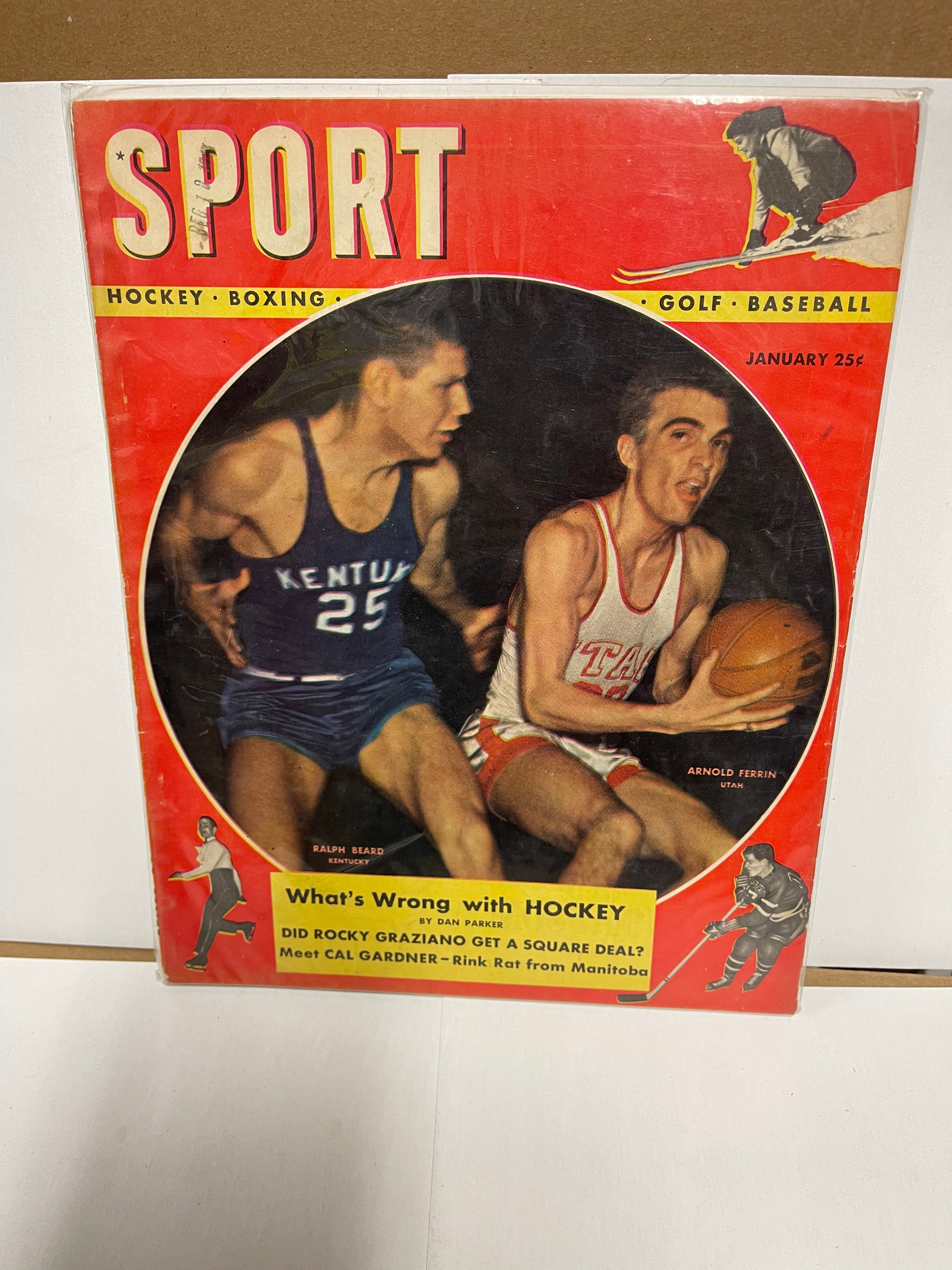 Vintage February 1948 Sports Magazine - Collectible Classic Sports Memorabilia for Fans & Historians | Perfect for Display, Gifts & Retro Decor