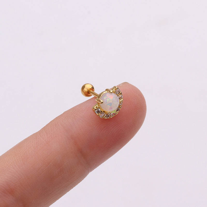20G Cartilage Tiny Stud Earrings - Pineapple Stud Earrings for Women, Cute Gold Plated Piercing Jewelry | Perfect for Daily Wear, Gifts, and Summer Outfits