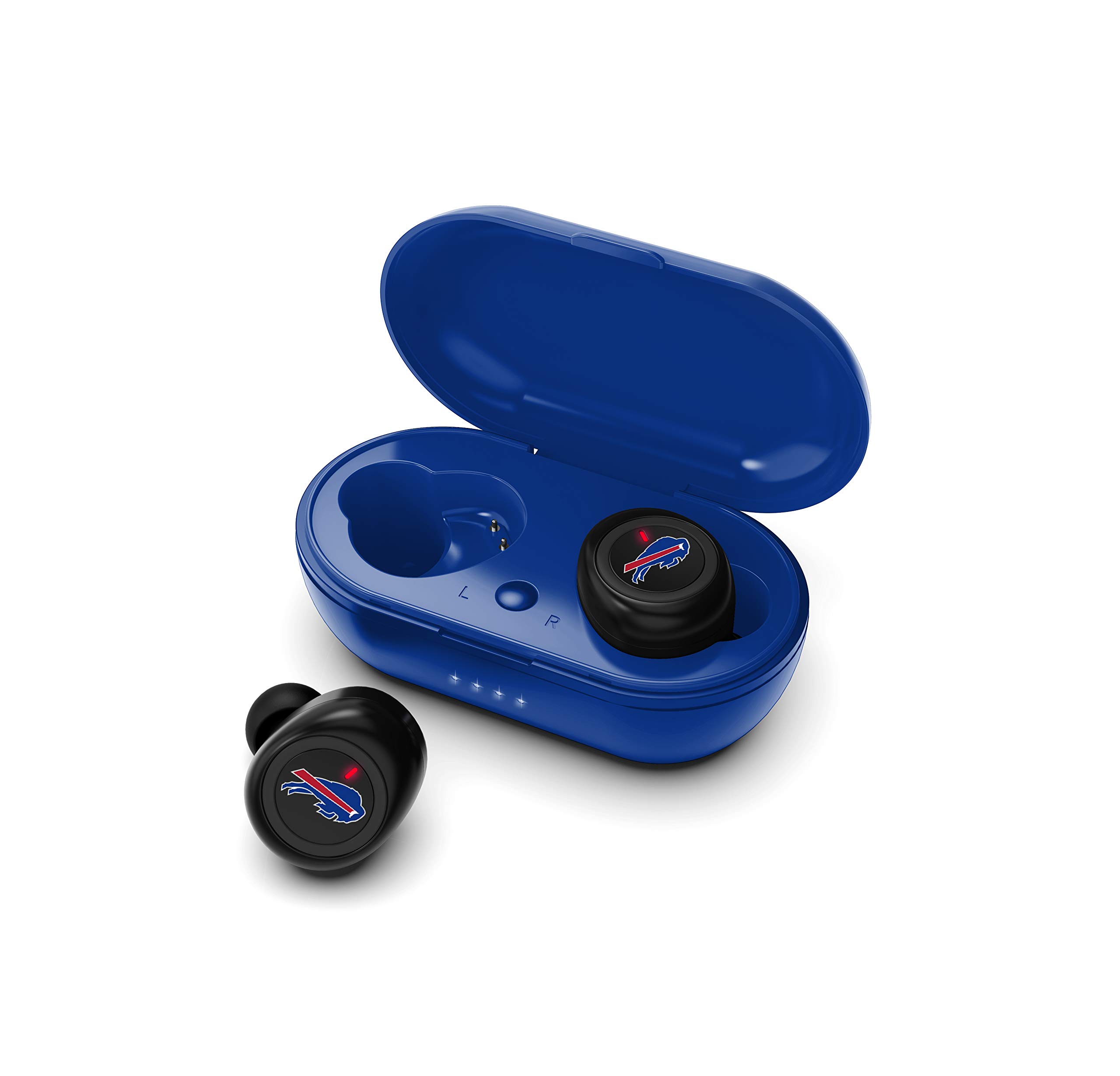 SOAR NFL True Wireless Earbuds - Bluetooth 5.0 Sports Headphones with Noise Cancelling, 24H Playtime, IPX7 Waterproof - Perfect for Football Games, Workouts & Commuting