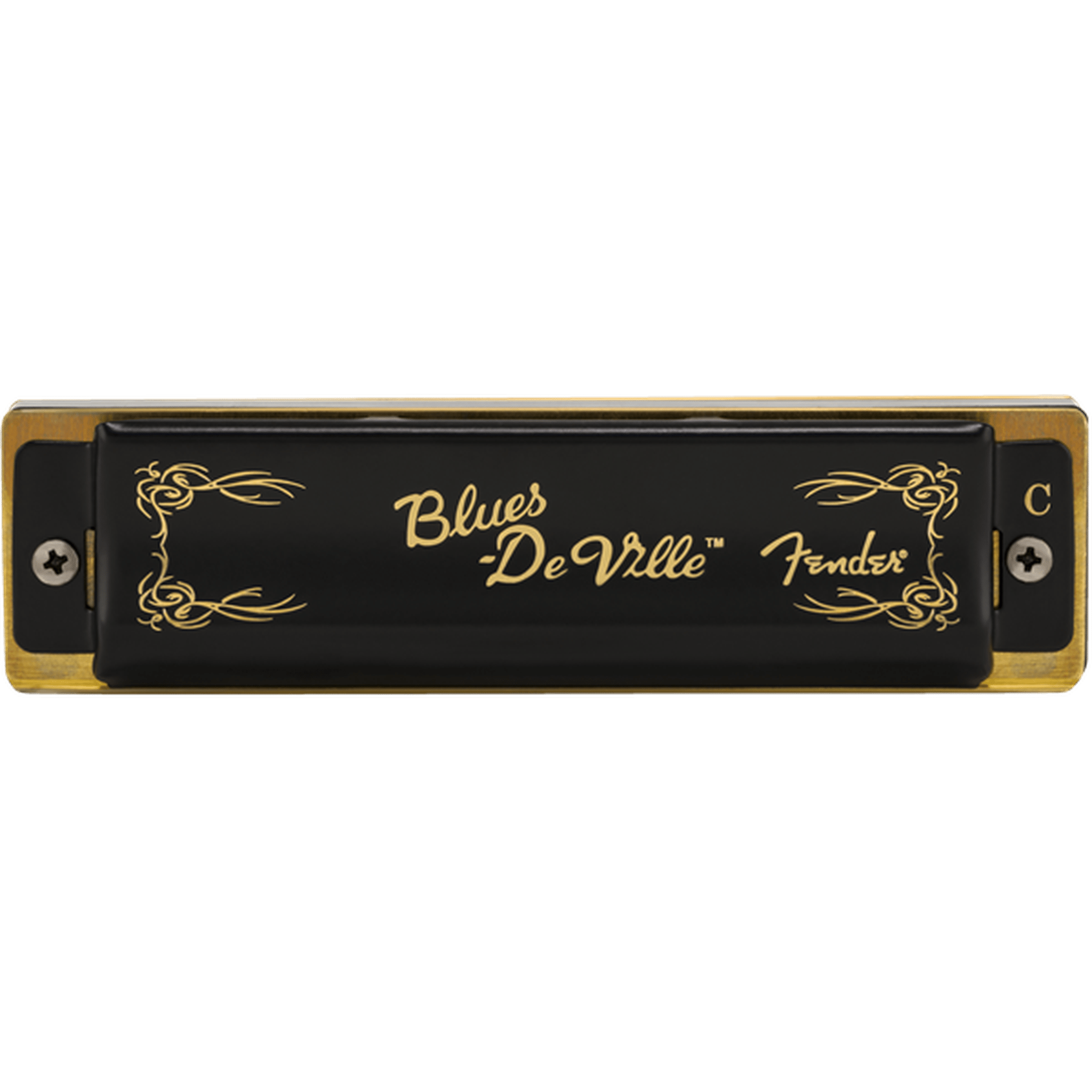 Fender Harmonica Blues Deville - Professional 10-Hole Diatonic Harmonica for Blues & Rock Music - Perfect for Live Performances & Studio Recording
