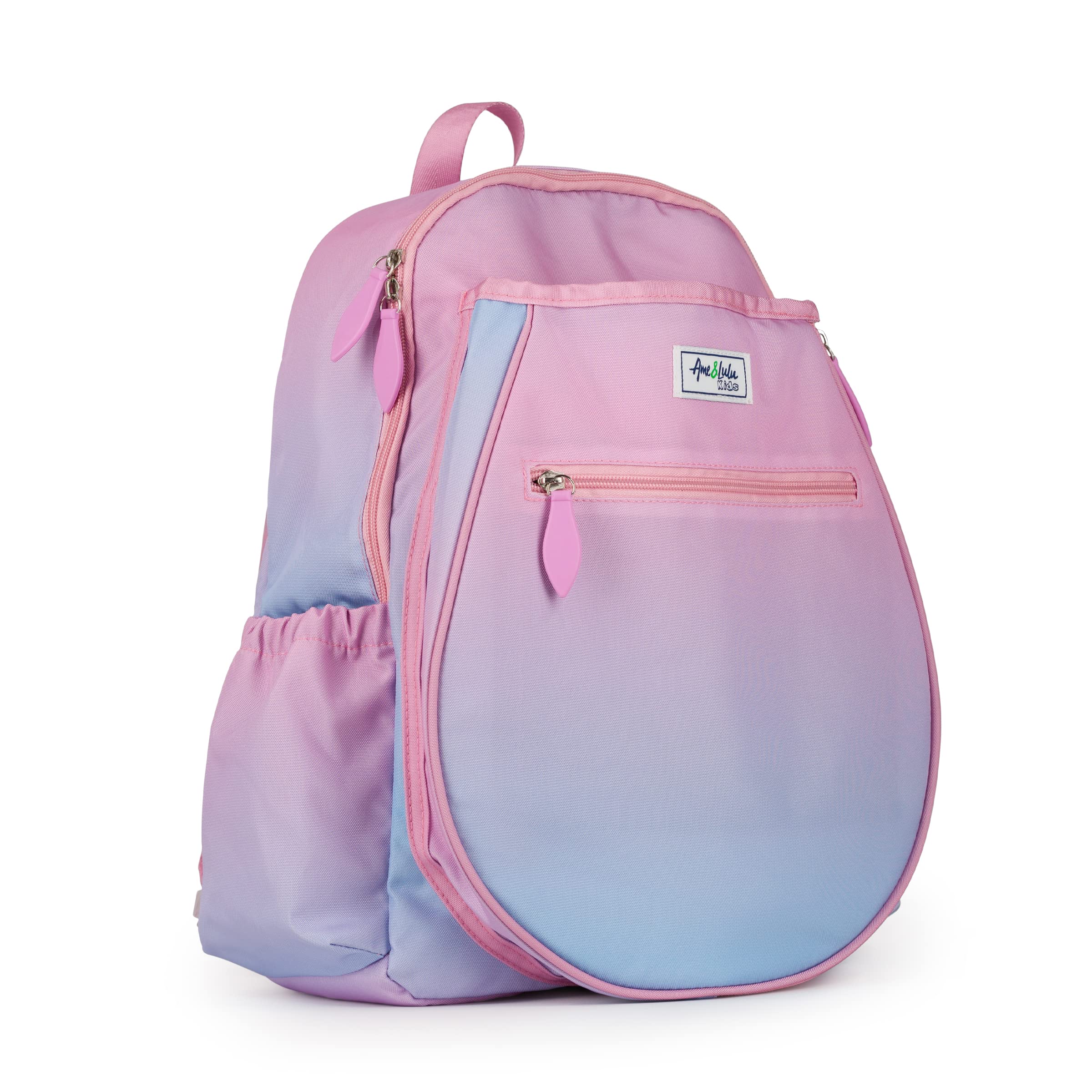 Ame & Lulu Kids Big Love Tennis Backpack - Cute Durable School Backpack for Girls & Boys - Perfect for Tennis, School, Sports & Travel