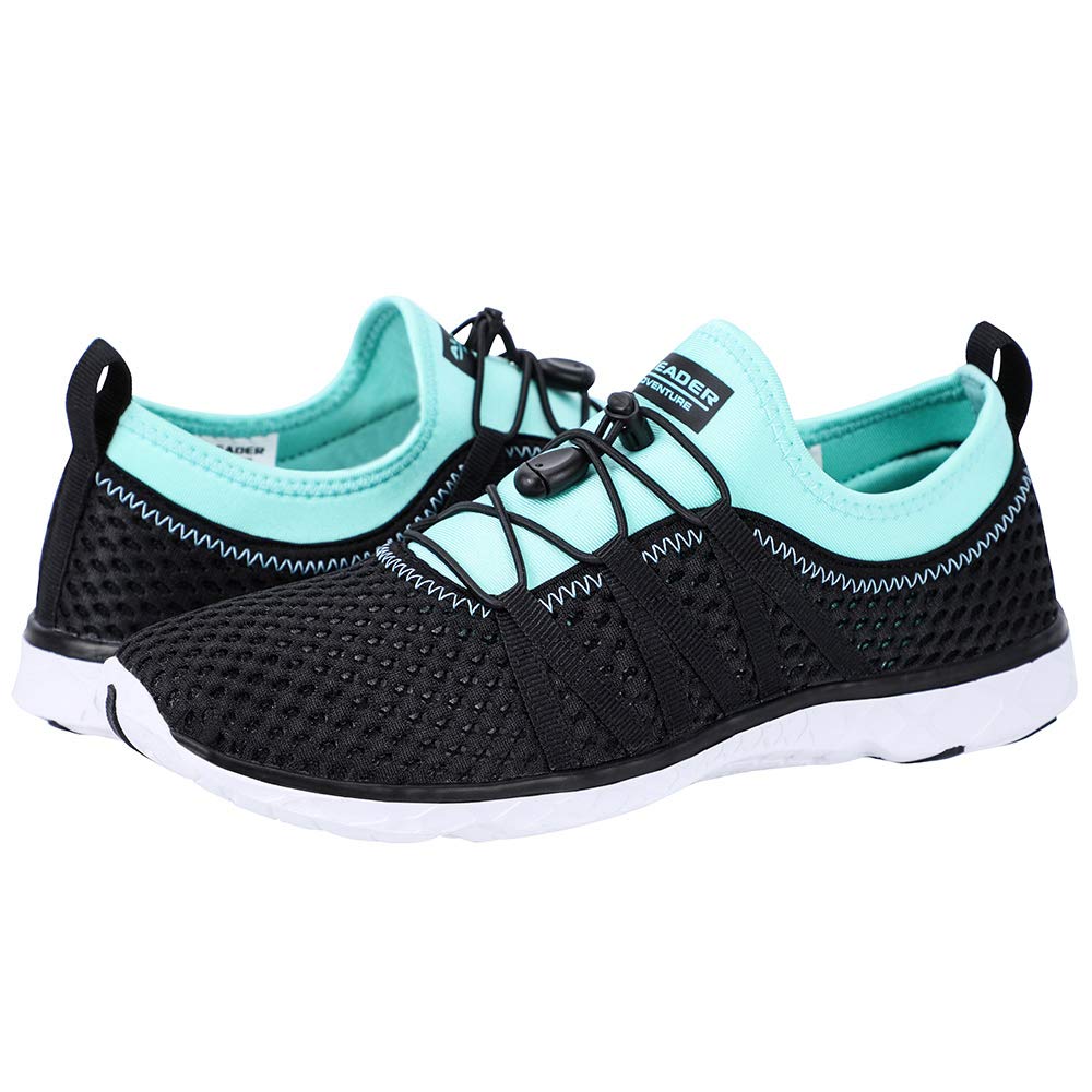 Aleader Women's Quick-Dry Mesh Slip-On Water Shoes for Beach, Pool, Yoga & Outdoor Activities