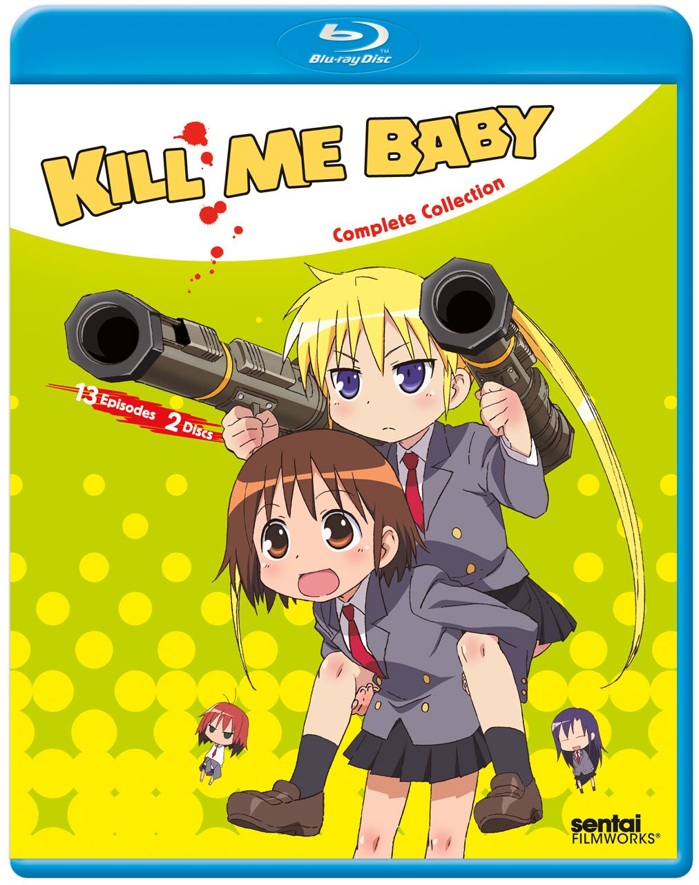 Kill Me Baby: Complete Collection Blu-ray – Anime Comedy Series for Home Entertainment & Gift Giving