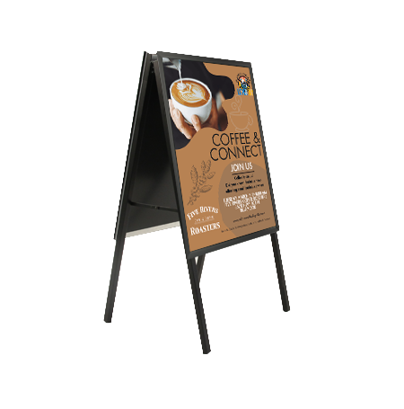 20x28 A-Frame Sign Holder with Security Screws | 1 1/4