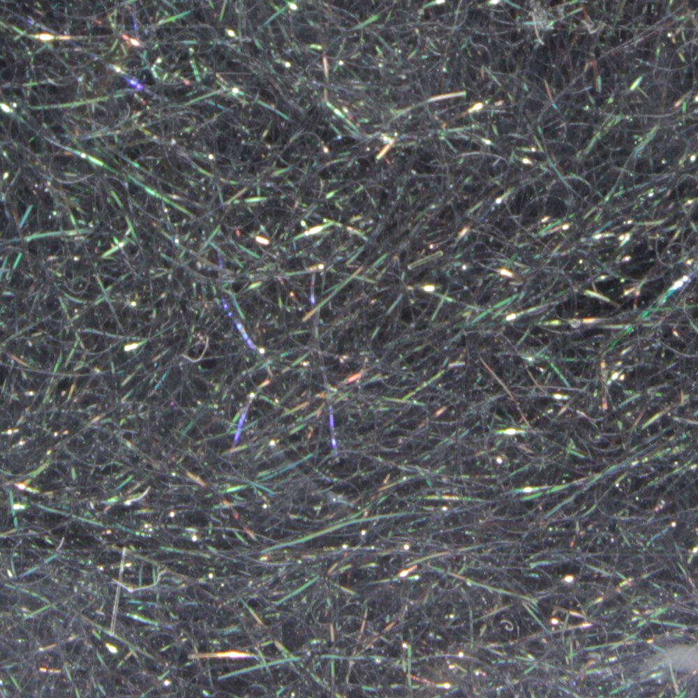 Hareline Ice Dub Peacock Black Fly Tying Material - Premium Synthetic Dubbing for Fly Fishing Flies - Perfect for Trout, Salmon, and Steelhead Patterns