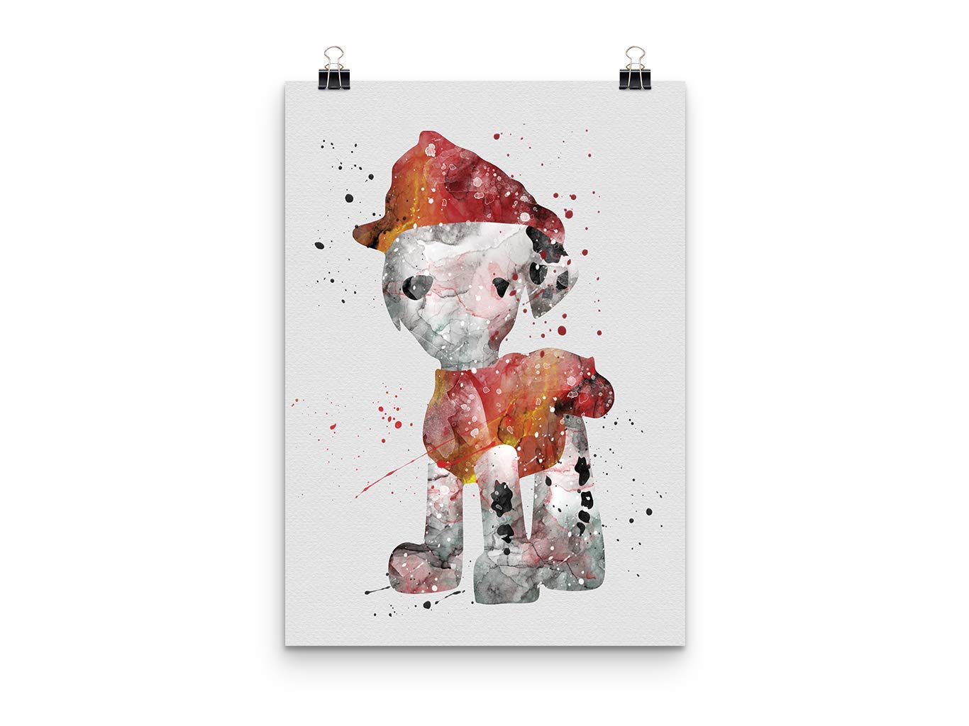 Paw Patrol Wall Art Print - Kids Room Decor for Nursery & Playroom