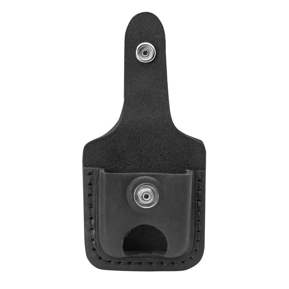 Black Lighter Pouch with Thumb Notch - Compact & Durable Lighter Holder for Outdoor Camping, Hiking, and Survival Gear Accessories