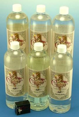 Premium Courtney's Candles Fragrance Lamp Oil Gift Set with Free Wick - Delicious Apple Scent for Home Aromatherapy, Relaxation & Holiday Gifting