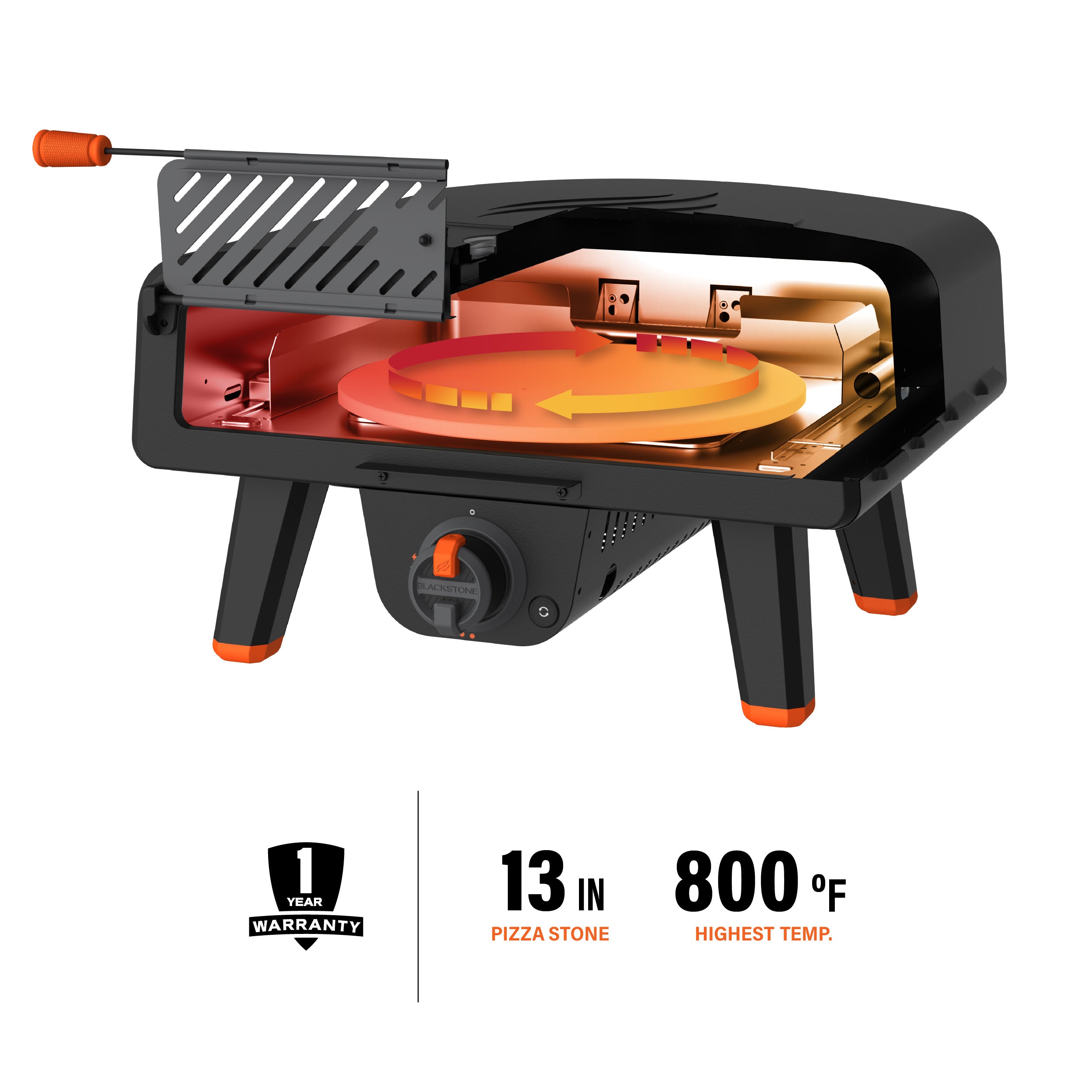 Leggero Pro Pizza Oven - Portable Outdoor Wood Fired Pizza Maker for Backyard, Camping & Parties | Professional Stainless Steel Pizza Cooker with Fast Heating & Even Baking