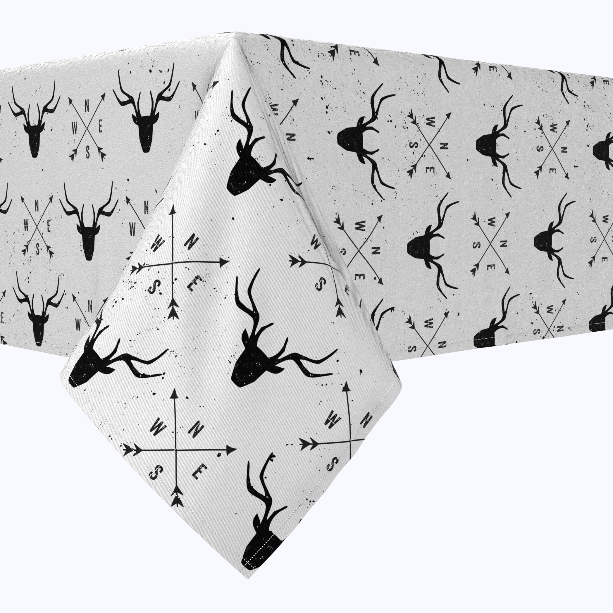 Deer & Arrows Pattern Cotton Throw Blanket - Soft Cozy Rectangle Blanket for Couch, Bed, Sofa - Perfect for Home Decor, Gifts, and Winter Warmth