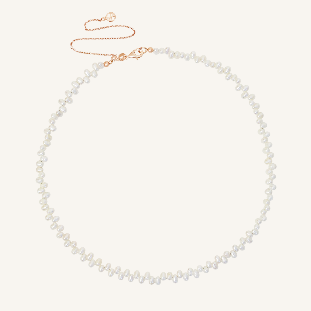 3mm Aspen Pearl Necklace - Elegant Cultured Freshwater Pearls for Women, Wedding, Anniversary & Special Occasion Jewelry Gift