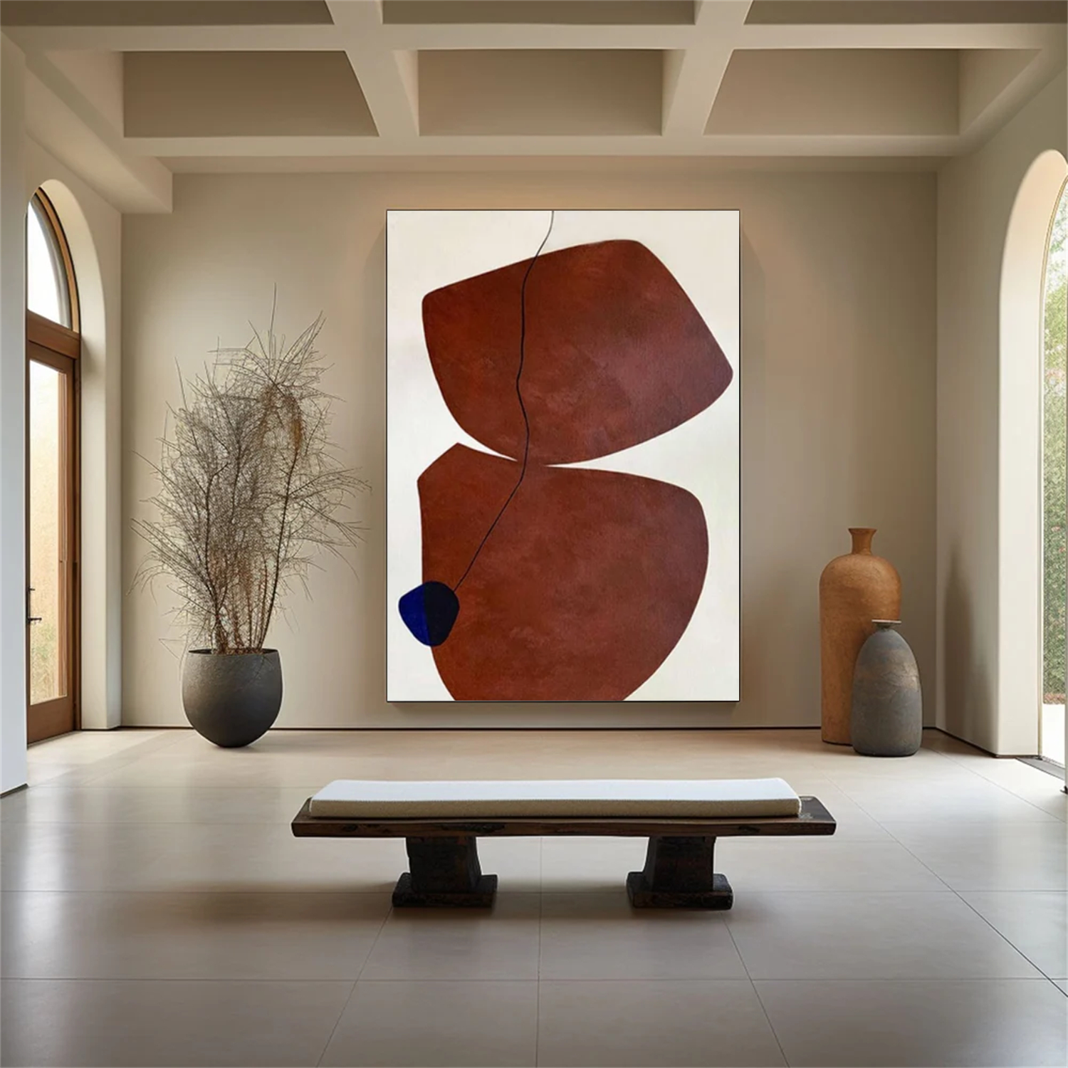 Abstract Painting #AB 436 - Modern Wall Art for Living Room, Bedroom & Office Decor - Handmade Canvas Artwork