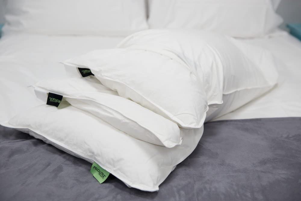 Pillowtex Adjustable Loft Pillow - 3-in-1 Customizable Comfort for Back, Side & Stomach Sleepers - Ideal for Home, Travel & Guest Rooms