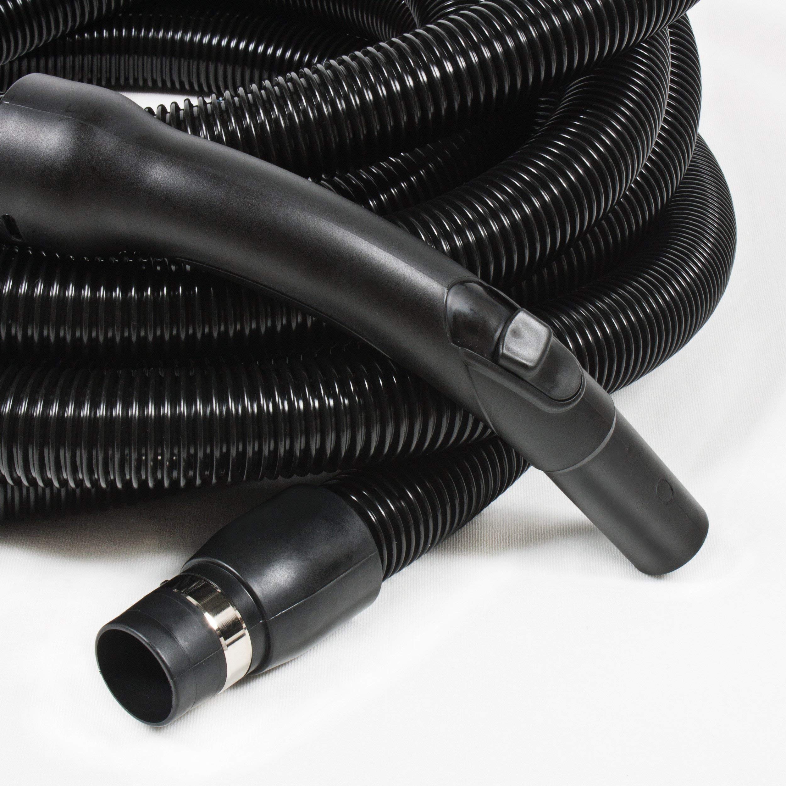 Premium 30' Central Vacuum Garage Kit - Heavy Duty Cleaning for Cars & Workshops