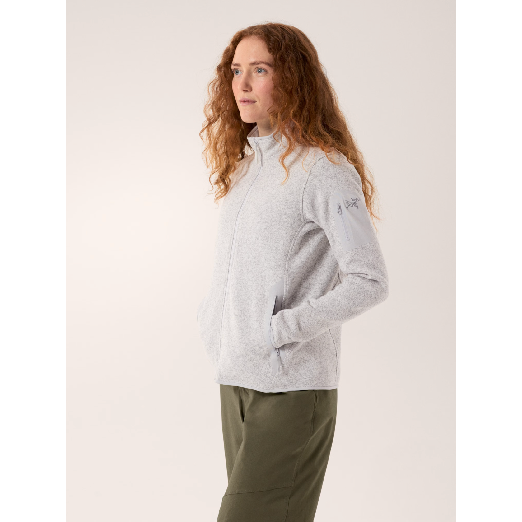 Arc'teryx Women's Covert Cardigan Fleece Jacket - Lightweight Warm Zip-Up Sweater for Hiking, Travel & Outdoor Activities