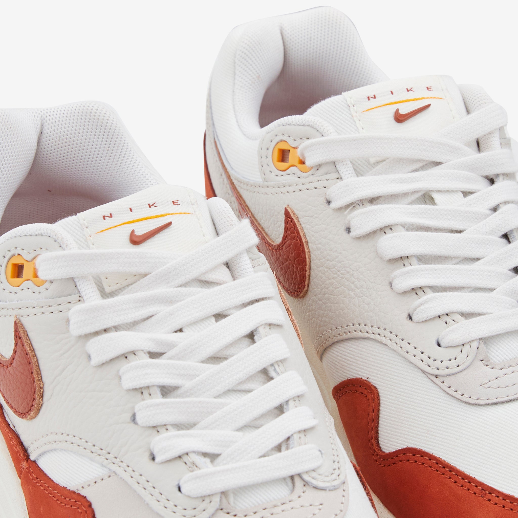 Nike Women's Air Max 1 LX Sneakers in Sail/Rugged Orange/Lt Orewood Brown - Comfortable Running Shoes for Women, Perfect for Jogging, Gym & Casual Wear
