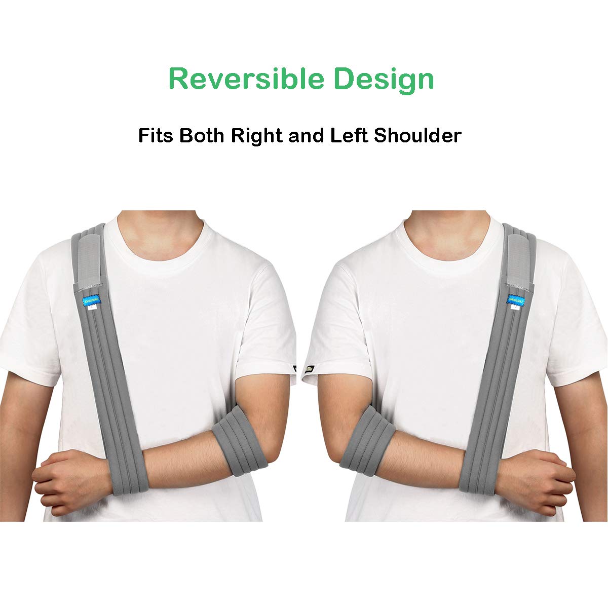 Adjustable Arm Sling for Broken & Fractured Bones - Medical Shoulder Support Strap with Rotator Cuff Immobilizer - Lightweight & Comfortable for Left or Right Arm - Men & Women (Ideal for Post-Surgery, Sports Injuries & Daily Recovery)